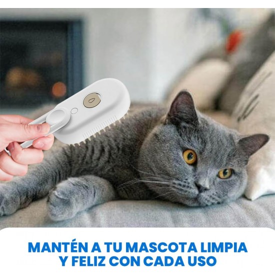 Set Dampfbürste für Katzen und Haarentferner, Bürste für Katzen und Hunde mit Dampf, Haarentfernungsbürste für Haustiere, Dampfbürste für Haustiere, Haarbürste, Haustierbürste Set Dampfbürste für Katzen und Haarentferner, Bürste für Katzen und Hunde mit Dampf, Haarentfernungsbürste für Haustiere, Dampfbürste für Haustiere, Haarbürste, Haustierbürste