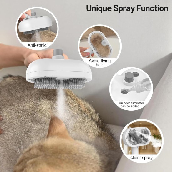 Spray Comb for Cats, Hairy Cats, Cat Grooming Brush, Cat Hair Brush, Kittens for Removing, Tangles and Dirt, Pet Grooming Device, Hair Brushes for Dogs and Cats Spray Comb for Cats, Hairy Cats, Cat Grooming Brush, Cat Hair Brush, Kittens for Removing, Tangles and Dirt, Pet Grooming Device, Hair Brushes for Dogs and Cats