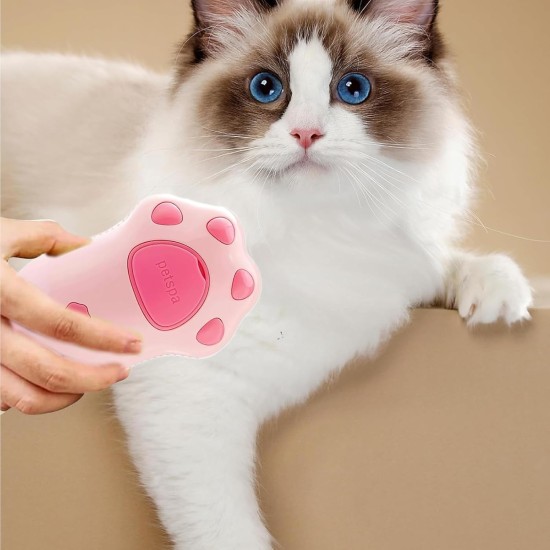 Steamy Cat Brush, 3-in-1 Cat Brush with Steam, Pet Brush, Self Cleaning Steamy Cat Brush, Self-Cleaning Steaming Cat Brush, Steam Brush, Cat Brush, for Cats, Dogs, Massage (B) Steamy Cat Brush, 3-in-1 Cat Brush with Steam, Pet Brush, Self Cleaning Steamy Cat Brush, Self-Cleaning Steaming Cat Brush, Steam Brush, Cat Brush, for Cats, Dogs, Massage (B)