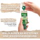 Today Eco Lint Roller 4 Rolls with 1 Dispenser + Lid, 95% Recycled Material - 24 Layers Lint Roller Pet Hair Easy Peel Suitable for Hair, Dust and Clothes Today Eco Lint Roller 4 Rolls with 1 Dispenser + Lid, 95% Recycled Material - 24 Layers Lint Roller Pet Hair Easy Peel Suitable for Hair, Dust and Clothes