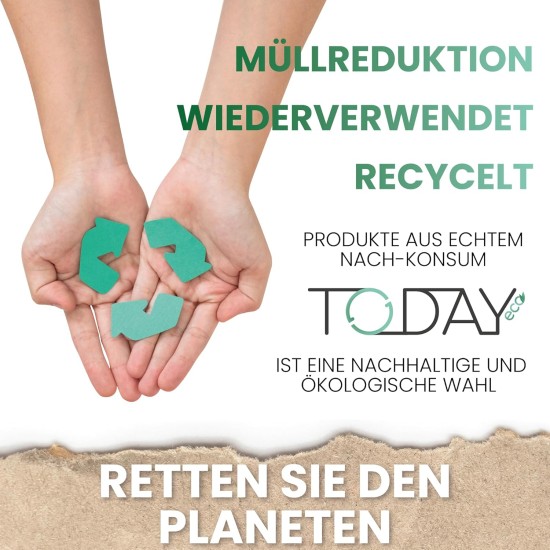 Today Eco Lint Roller 4 Rolls with 1 Dispenser + Lid, 95% Recycled Material - 24 Layers Lint Roller Pet Hair Easy Peel Suitable for Hair, Dust and Clothes Today Eco Lint Roller 4 Rolls with 1 Dispenser + Lid, 95% Recycled Material - 24 Layers Lint Roller Pet Hair Easy Peel Suitable for Hair, Dust and Clothes