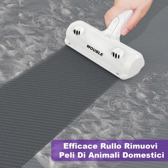 Wouble Cat Lint Roller, Dog Lint Roller, Pet Hair Remover, Lint Brush Pet Hair, for Removing Fur for Sofa, Bed, Carpet, Scratching Post, Clothes, Cat Bed, Dog Bed, Purple Wouble Cat Lint Roller, Dog Lint Roller, Pet Hair Remover, Lint Brush Pet Hair, for Removing Fur for Sofa, Bed, Carpet, Scratching Post, Clothes, Cat Bed, Dog Bed, Purple