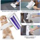 Wouble Cat Lint Roller, Dog Lint Roller, Pet Hair Remover, Lint Brush Pet Hair, for Removing Fur for Sofa, Bed, Carpet, Scratching Post, Clothes, Cat Bed, Dog Bed, Purple