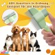 YAOZUP Cat Comb with Self-Cleaning Function, Stainless Steel Flea Comb for Dogs and Cats, Extra Long/Short Teeth for All Fur Types, Detangles Knots & Removes Fleas Gently (Green) YAOZUP Cat Comb with Self-Cleaning Function, Stainless Steel Flea Comb for Dogs and Cats, Extra Long/Short Teeth for All Fur Types, Detangles Knots & Removes Fleas Gently (Green)
