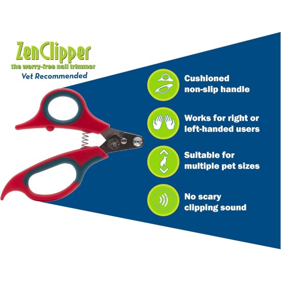 Zen Clipper A revolutionary pet nail clipper, which only the tip of the nail. Zen Clipper A revolutionary pet nail clipper, which only the tip of the nail.