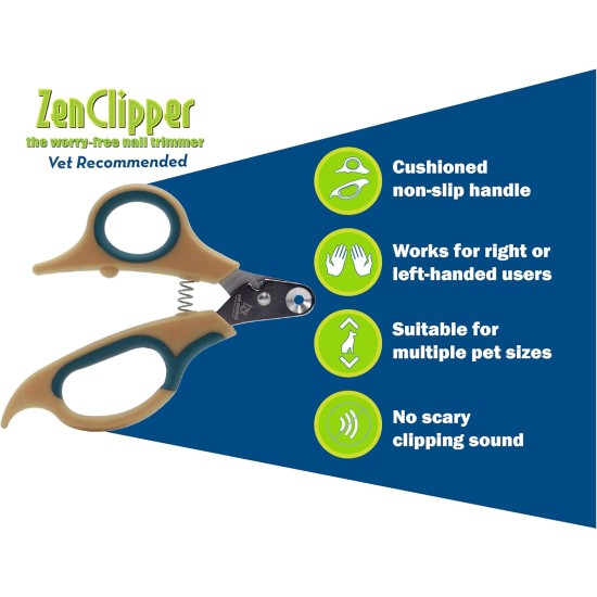 Zen Clipper A revolutionary pet nail clipper, which only the tip of the nail. Zen Clipper A revolutionary pet nail clipper, which only the tip of the nail.
