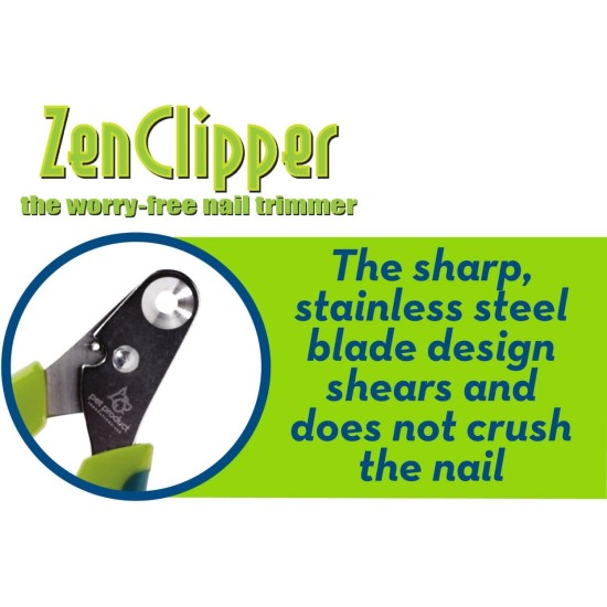 Zen Clipper A revolutionary pet nail clipper, which only the tip of the nail. Zen Clipper A revolutionary pet nail clipper, which only the tip of the nail.