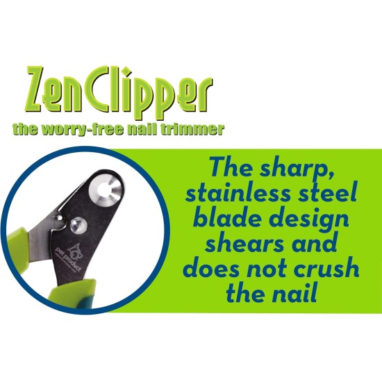 Zen Clipper A revolutionary pet nail clipper, which only the tip of the nail. Zen Clipper A revolutionary pet nail clipper, which only the tip of the nail.