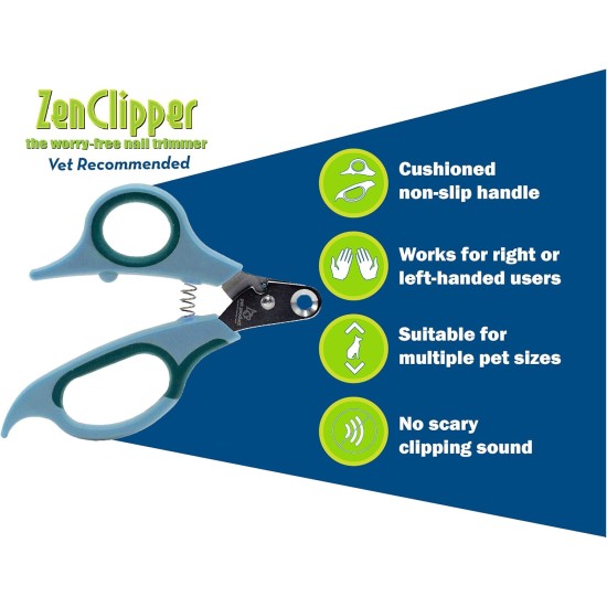 Zen Clipper A revolutionary pet nail clipper, which only the tip of the nail. Zen Clipper A revolutionary pet nail clipper, which only the tip of the nail.