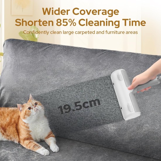 Zivacate Pet Hair Remover Lint Roller, Ergonomic Handle & Self-Cleaning, Lint Roller for Dog Hair and Cat Hair, Reusable Lint Rollers for Furniture, Couch, Carpet (Dark Grey) Zivacate Pet Hair Remover Lint Roller, Ergonomic Handle & Self-Cleaning, Lint Roller for Dog Hair and Cat Hair, Reusable Lint Rollers for Furniture, Couch, Carpet (Dark Grey)