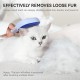 aumuca Cat Brush for Long or Short Haired Cats, Hair Brush for Shedding Cat Comb for Pets Removing Loose Fur and Massage, Blue aumuca Cat Brush for Long or Short Haired Cats, Hair Brush for Shedding Cat Comb for Pets Removing Loose Fur and Massage, Blue