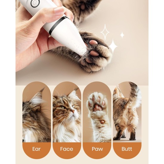 oneisall 3-in-1 Clippers Cat Dog Set, Quiet Cat Razor, Professional Hair Trimmer for Cats, Dogs, for Paws, Butt, Knotted, Dingleberry oneisall 3-in-1 Clippers Cat Dog Set, Quiet Cat Razor, Professional Hair Trimmer for Cats, Dogs, for Paws, Butt, Knotted, Dingleberry