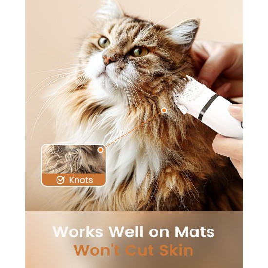 oneisall 3-in-1 Clippers Cat Dog Set, Quiet Cat Razor, Professional Hair Trimmer for Cats, Dogs, for Paws, Butt, Knotted, Dingleberry oneisall 3-in-1 Clippers Cat Dog Set, Quiet Cat Razor, Professional Hair Trimmer for Cats, Dogs, for Paws, Butt, Knotted, Dingleberry