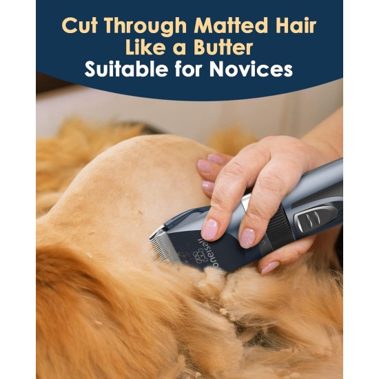 oneisall Cat Clippers Quiet Hair Trimmer for Cats Long Hair Cat Razor for Long Hair Cats 2 Speed (Blue) oneisall Cat Clippers Quiet Hair Trimmer for Cats Long Hair Cat Razor for Long Hair Cats 2 Speed (Blue)