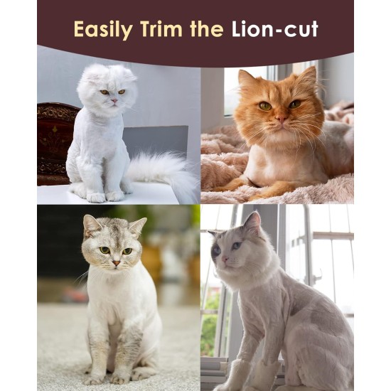 oneisall Cat Clippers Quiet Hair Trimmer for Cats Long Hair Cat Razor for Long Hair Cats 2 Speed (Blue) oneisall Cat Clippers Quiet Hair Trimmer for Cats Long Hair Cat Razor for Long Hair Cats 2 Speed (Blue)