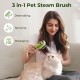 pecute Cat Brush with Steam, Multifunctional Cat Steamy Brush, Cat Brush with Spray Roße Capacity Water Tank, Steam Brush Cat Massage Comb for Long Hair Dogs Cats, Cool Mist Only (Green) pecute Cat Brush with Steam, Multifunctional Cat Steamy Brush, Cat Brush with Spray Roße Capacity Water Tank, Steam Brush Cat Massage Comb for Long Hair Dogs Cats, Cool Mist Only (Green)
