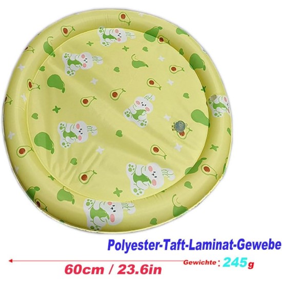 Φ100cm Sensorische Wassermatte Katze,Wassermatte Für Katzen Im Sommer,Wassersensorische Spielmatte,Verdickte 55 Seide Spielwasser-Sensormatte Für Kleine Hunde Und Katzen Φ100cm Sensorische Wassermatte Katze,Wassermatte Für Katzen Im Sommer,Wassersensorische Spielmatte,Verdickte 55 Seide Spielwasser-Sensormatte Für Kleine Hunde Und Katzen