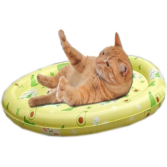 Φ100cm Sensorische Wassermatte Katze,Wassermatte Für Katzen Im Sommer,Wassersensorische Spielmatte,Verdickte 55 Seide Spielwasser-Sensormatte Für Kleine Hunde Und Katzen Φ100cm Sensorische Wassermatte Katze,Wassermatte Für Katzen Im Sommer,Wassersensorische Spielmatte,Verdickte 55 Seide Spielwasser-Sensormatte Für Kleine Hunde Und Katzen