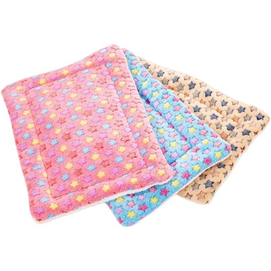 3 x Small Animal Bed Mat, Warm Bed Mat, Soft Plush Mat, Small Animals Winter Sleeping Mat for Small, Medium Dogs and Cats 3 x Small Animal Bed Mat, Warm Bed Mat, Soft Plush Mat, Small Animals Winter Sleeping Mat for Small, Medium Dogs and Cats