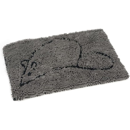 DGS Dirty Cat Mat Length 60 cm Width 40 cm Grey DGS Dirty Cat Mat Length 60 cm Width 40 cm Grey