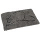 DGS Dirty Cat Mat Length 60 cm Width 40 cm Grey DGS Dirty Cat Mat Length 60 cm Width 40 cm Grey