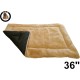 Ellie-Bo Sherpa Fleece Mat Bed in Beige - Fits Ellie-Bo Large 36 Inch Cages and Crates