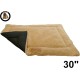 Ellie-Bo Sherpa Fleece Mat Bed in Beige - Fits Ellie-Bo Large 36 Inch Cages and Crates