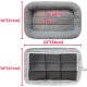 Enjoying Pet Bed 41 x 56 cm Cat Bed for Sleeping Puppies, Non-Slip Base, Square Cushion Enjoying Pet Bed 41 x 56 cm Cat Bed for Sleeping Puppies, Non-Slip Base, Square Cushion