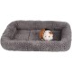 Enjoying Pet Bed 41 x 56 cm Cat Bed for Sleeping Puppies, Non-Slip Base, Square Cushion Enjoying Pet Bed 41 x 56 cm Cat Bed for Sleeping Puppies, Non-Slip Base, Square Cushion