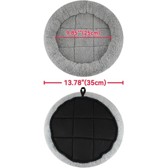 Enjoying Pet Bed 41 x 56 cm Cat Bed for Sleeping Puppies, Non-Slip Base, Square Cushion Enjoying Pet Bed 41 x 56 cm Cat Bed for Sleeping Puppies, Non-Slip Base, Square Cushion