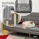 Enjoying Pet Bed 41 x 56 cm Cat Bed for Sleeping Puppies, Non-Slip Base, Square Cushion Enjoying Pet Bed 41 x 56 cm Cat Bed for Sleeping Puppies, Non-Slip Base, Square Cushion
