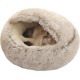 Nobrands Fluffy Cat Bed, Round, Soft Plush, Cave with Hood, Cat Bed, for Winter, Warm Sleeping Pillow, Non-Slip, Machine Washable for Cats and Puppies Nobrands Fluffy Cat Bed, Round, Soft Plush, Cave with Hood, Cat Bed, for Winter, Warm Sleeping Pillow, Non-Slip, Machine Washable for Cats and Puppies