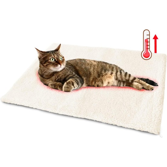 SUOXU Cat Mats, Self-Heating Pet Blanket, Self-Warming, Heated Bed, Thermal Dog and Cat Blanket, Machine Washable, Reusable for Cats, Dogs, Rabbits, Puppies SUOXU Cat Mats, Self-Heating Pet Blanket, Self-Warming, Heated Bed, Thermal Dog and Cat Blanket, Machine Washable, Reusable for Cats, Dogs, Rabbits, Puppies