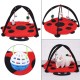 Souong Cat Activity Centre Cotton Activity Centre Mat with 4 Hanging Toys Cat Bed Roll Up Reach Cat 60 x 60 x 34 cm Red Black Souong Cat Activity Centre Cotton Activity Centre Mat with 4 Hanging Toys Cat Bed Roll Up Reach Cat 60 x 60 x 34 cm Red Black