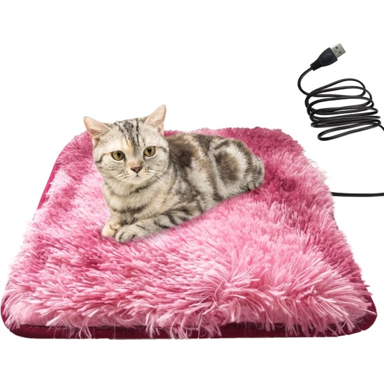 Yanmucy Pet Heating Pad Puppy Heat Pad Small Thermostatic Cat Bed Electric Heating Pad Pet Heat Mat Dog Cushion Kitten Bed Indoor (Red) Yanmucy Pet Heating Pad Puppy Heat Pad Small Thermostatic Cat Bed Electric Heating Pad Pet Heat Mat Dog Cushion Kitten Bed Indoor (Red)