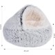 storchenbeck Cat Bed Round Plush Fluffy Hood Soothing Cat Bed Cave for Dogs and Cats, Washable, Non-Slip Waterproof Base, 20 Inches, Coffee storchenbeck Cat Bed Round Plush Fluffy Hood Soothing Cat Bed Cave for Dogs and Cats, Washable, Non-Slip Waterproof Base, 20 Inches, Coffee