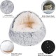 storchenbeck Cat Bed Round Plush Fluffy Hood Soothing Cat Bed Cave for Dogs and Cats, Washable, Non-Slip Waterproof Base, 20 Inches, Coffee storchenbeck Cat Bed Round Plush Fluffy Hood Soothing Cat Bed Cave for Dogs and Cats, Washable, Non-Slip Waterproof Base, 20 Inches, Coffee