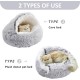 storchenbeck Cat Bed Round Plush Fluffy Hood Soothing Cat Bed Cave for Dogs and Cats, Washable, Non-Slip Waterproof Base, 20 Inches, Coffee storchenbeck Cat Bed Round Plush Fluffy Hood Soothing Cat Bed Cave for Dogs and Cats, Washable, Non-Slip Waterproof Base, 20 Inches, Coffee