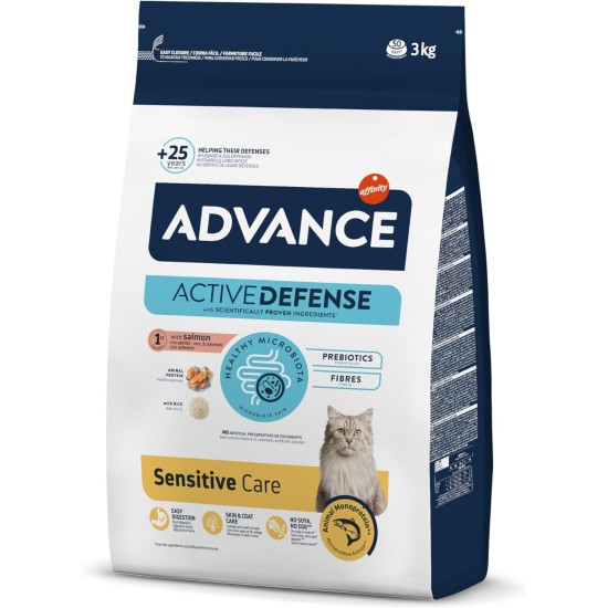 ADVANCE Adult salmon and rice dry food cat, pack of 1 (1 x 3 kg) ADVANCE Adult salmon and rice dry food cat, pack of 1 (1 x 3 kg)