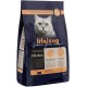 Amazon Brand - Lifelong - Cat Food for Adult Cats, Fine Prepared Dry Food with Fresh Chicken, Grain-Free Formula, 3 kg (1-Pack) Amazon Brand - Lifelong - Cat Food for Adult Cats, Fine Prepared Dry Food with Fresh Chicken, Grain-Free Formula, 3 kg (1-Pack)