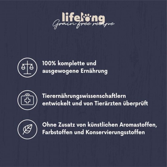 Amazon-Marke: Lifelong - Katzenfutter für junge Katzen (Junior), Fein zubereitetes Trockenfutter mit frischem Huhn, Getreidefreie Rezeptur, 3 kg (1er-Pack) Amazon-Marke: Lifelong - Katzenfutter für junge Katzen (Junior), Fein zubereitetes Trockenfutter mit frischem Huhn, Getreidefreie Rezeptur, 3 kg (1er-Pack)