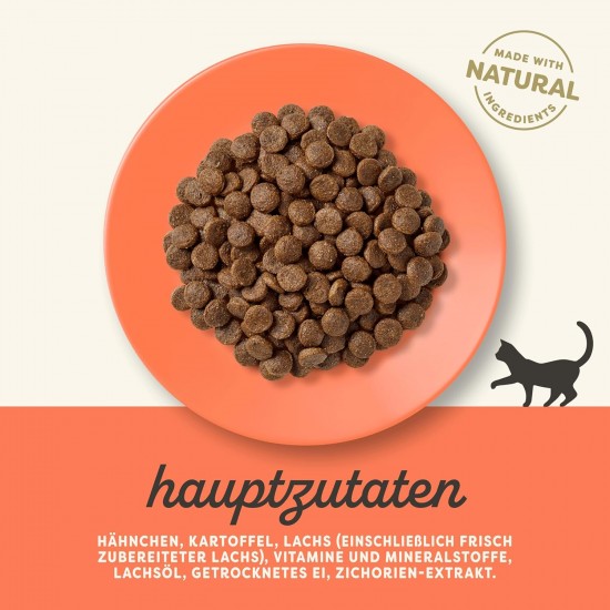 Applaws Adult Dry Cat Food, Chicken with Extra Salmon, Grain-Free and Complete, 2 kg (1 Pack) Applaws Adult Dry Cat Food, Chicken with Extra Salmon, Grain-Free and Complete, 2 kg (1 Pack)