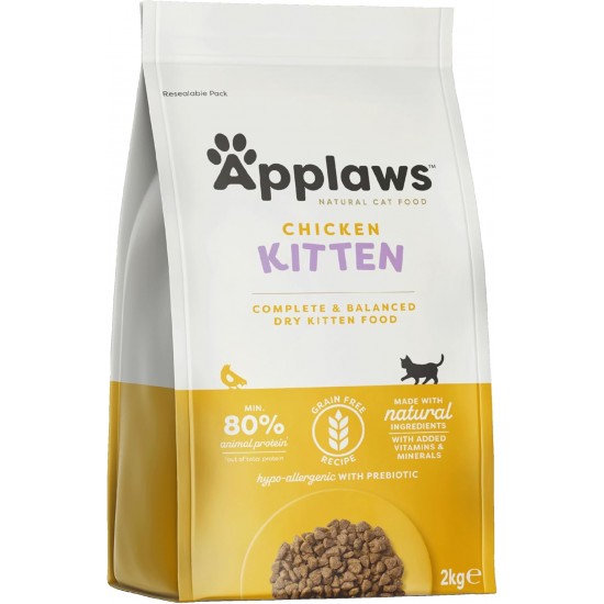 Applaws Adult Dry Cat Food, Chicken with Extra Salmon, Grain-Free and Complete, 2 kg (1 Pack) Applaws Adult Dry Cat Food, Chicken with Extra Salmon, Grain-Free and Complete, 2 kg (1 Pack)