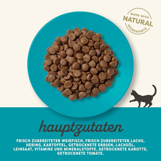 Applaws Complete Natural Dry Cat Food, 350g, Adult, Ocean Fish with Salmon Applaws Complete Natural Dry Cat Food, 350g, Adult, Ocean Fish with Salmon