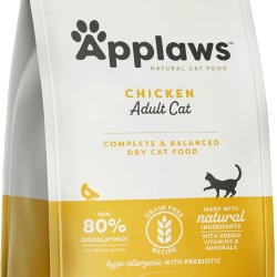 Applaws Grain-Free Dry Cat Food with Chicken for Adult and Mature Cats, Natural and Complete (1 x 7.5 kg Pack)