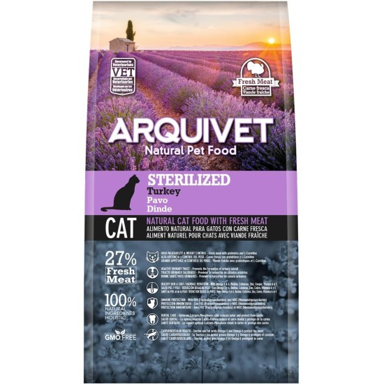 Arquivet Sterilized Turkey 10kg (Pack of 1) Arquivet Sterilized Turkey 10kg (Pack of 1)