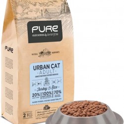 Avantis Pure Urban Cat Food for Adults with Sensitive Signs, All Types of Lawn, 2 kg, with Peacock and Rice, Dry Food for Cats with Digital Problems Avantis Pure Urban Cat Food for Adults with Sensitive Signs, All Types of Lawn, 2 kg, with Peacock and Rice, Dry Food for Cats with Digital Problems