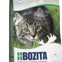 Bozita Active & Sterilised Cat Dry Food with Lamb - 2kg - Grain-Free Cat Food for Sterilized, Active Cats - 33% Protein, 20% Fat - No Sugar & GMO Free