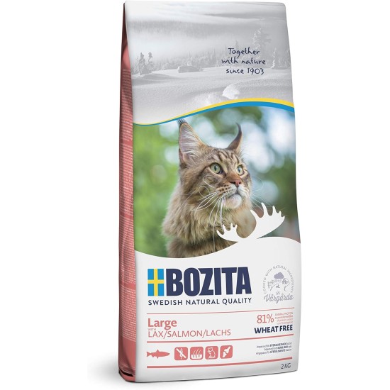 Bozita Diet & Stomach Cat Dry Food with Elk - 2 kg - Grain-Free Dry Food for Sensitive Adult Cats - 34% Protein, 10% Fat - No Sugar & GMO - Easily Digestible Bozita Diet & Stomach Cat Dry Food with Elk - 2 kg - Grain-Free Dry Food for Sensitive Adult Cats - 34% Protein, 10% Fat - No Sugar & GMO - Easily Digestible