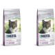 Bozita Hair & Skin Cat Dry Food with Salmon - 400g - Wheat Free Dry Food for Sensitive Adult Cats - 34% Protein, 10% Fat - For Skin & Coat - No Sugar & GMO
